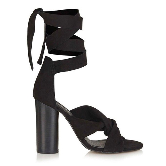 TOPSHOP | Suede Wrap-Arounds - Picture 1 of 8